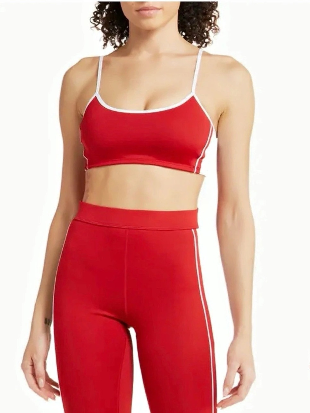 Alo Bra in Red & White Size Small Like New